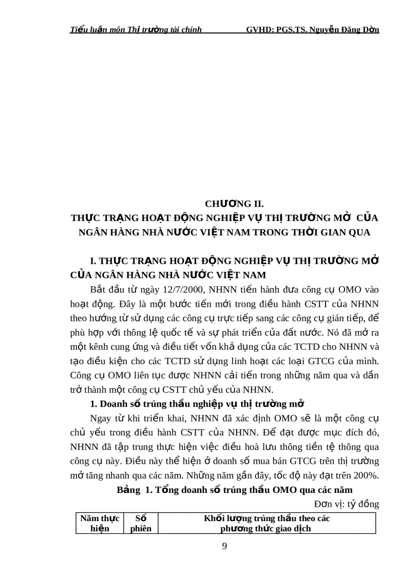 image for page Những vấn đề chung về nghiệp vụ thị trường mở của ngân hàng trung ương