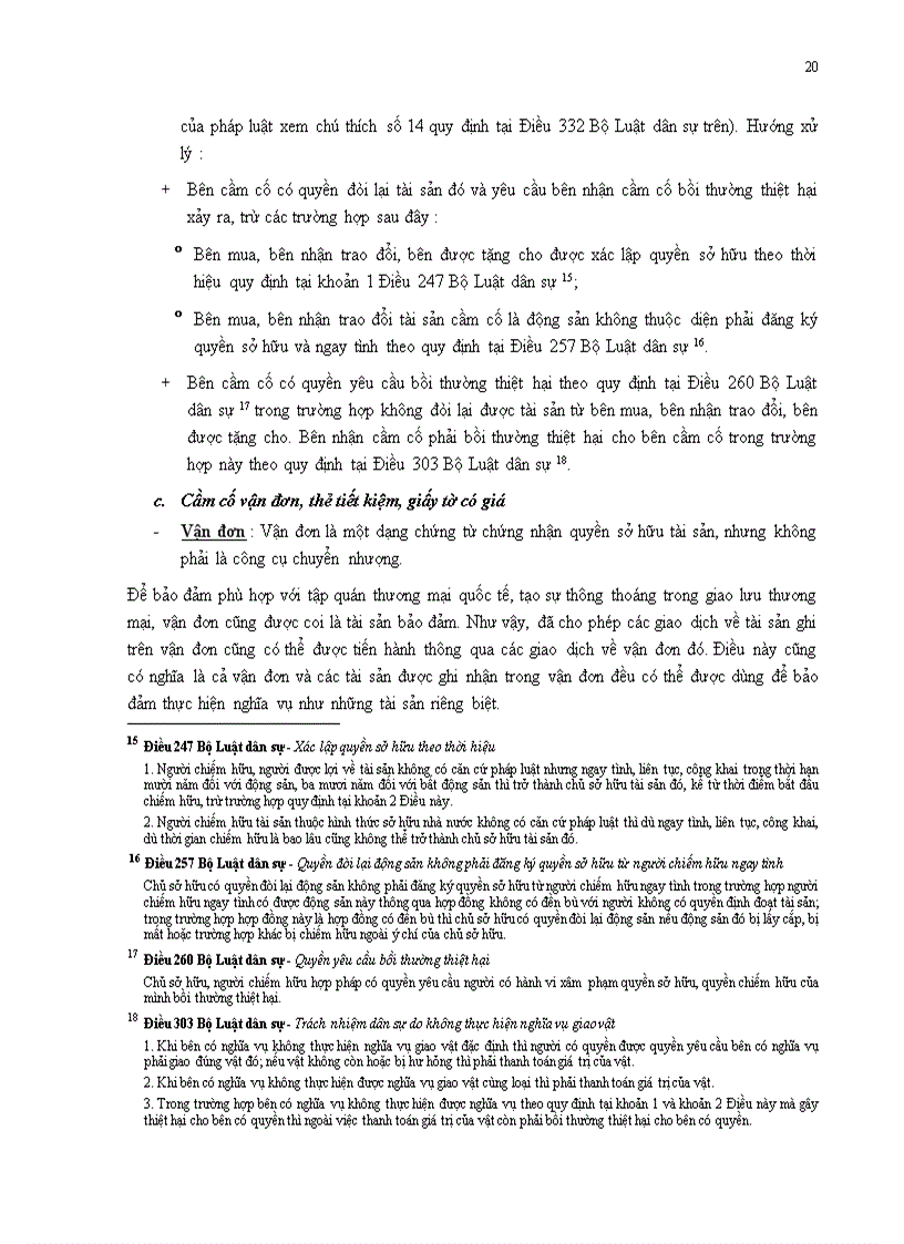 image for page Nội dung cơ bản về giao dịch bảo đảm