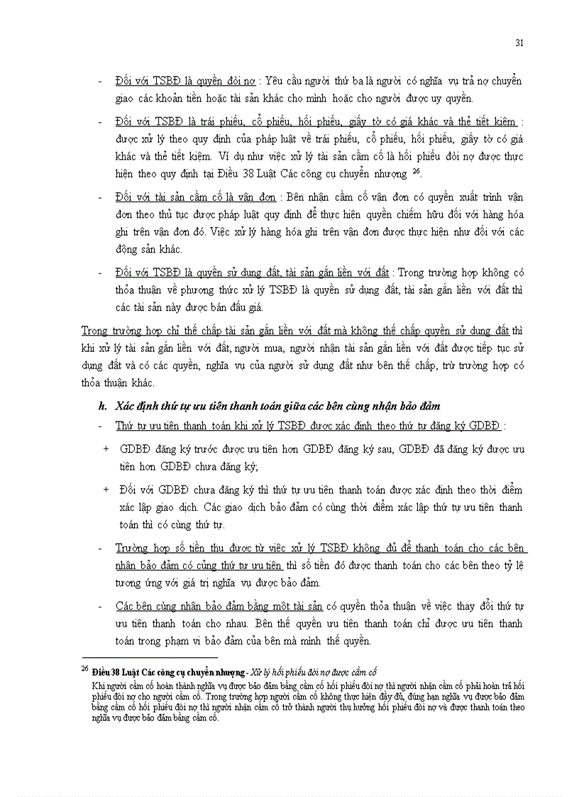 image for page Nội dung cơ bản về giao dịch bảo đảm