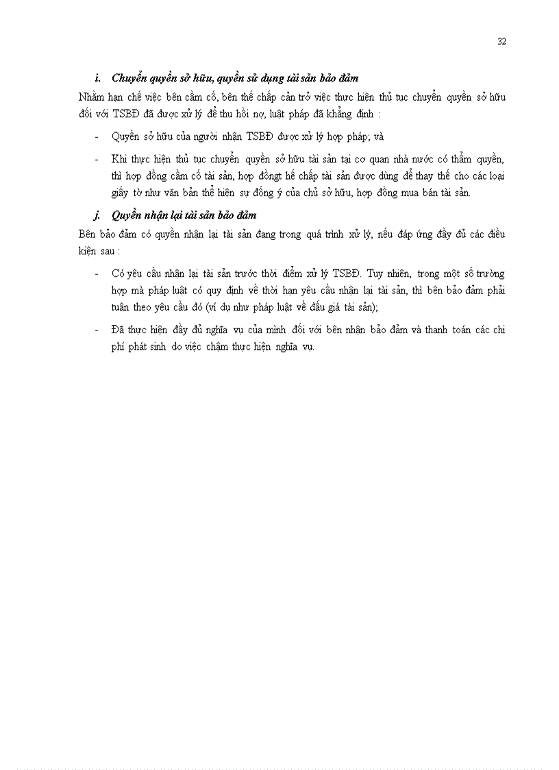 image for page Nội dung cơ bản về giao dịch bảo đảm