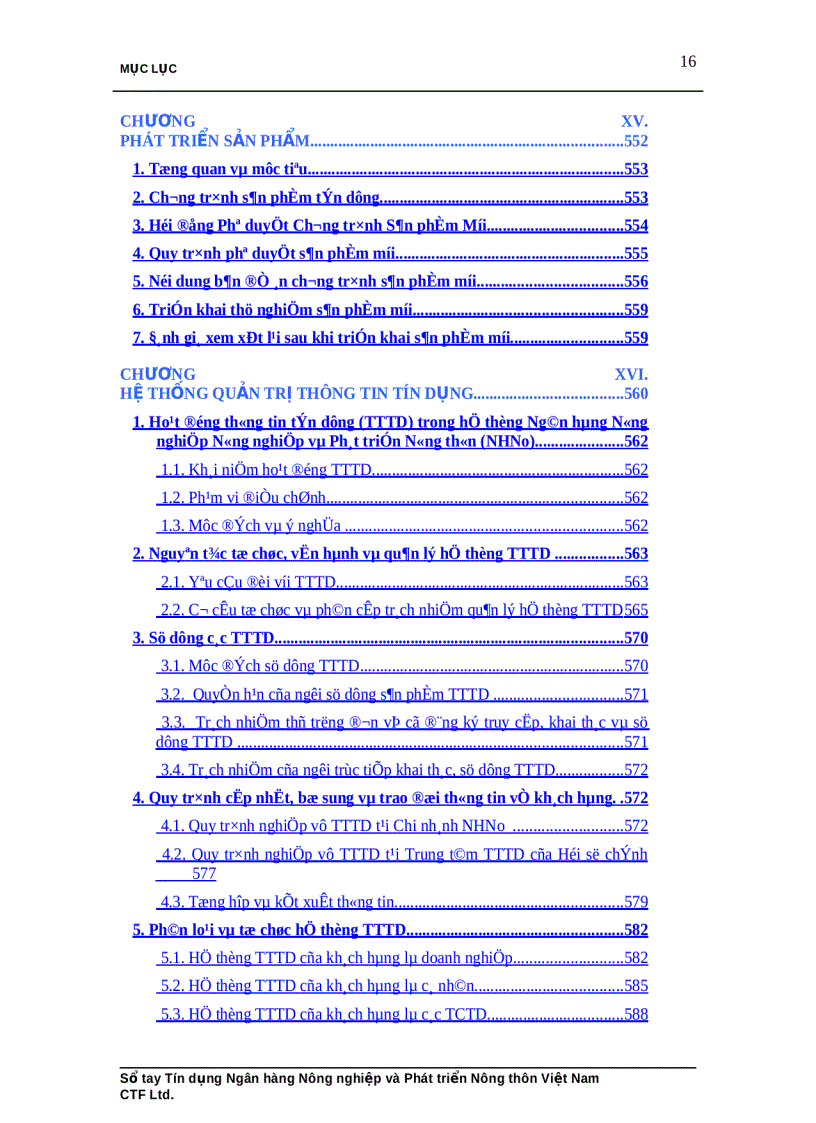 image for page Sổ tay tín dụng ngân hàng nông nghiệp và phát triển nông thôn