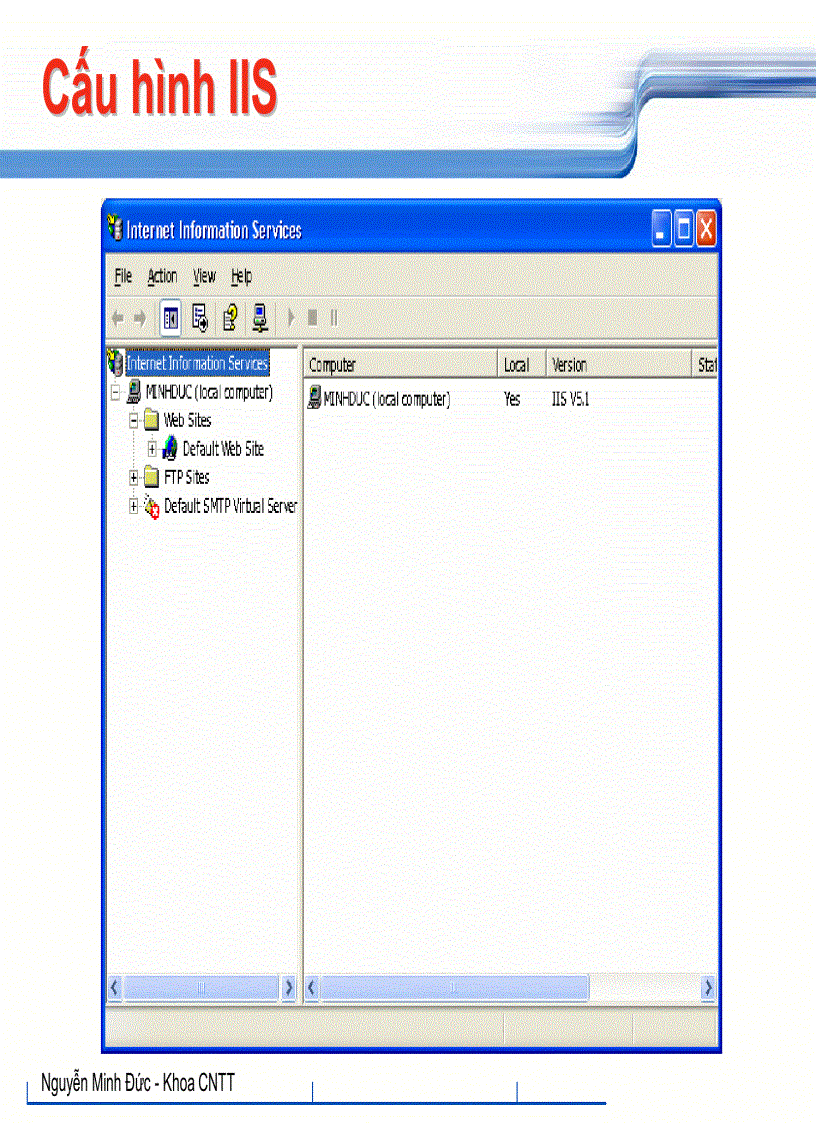 image for page Internet Information Service IIS