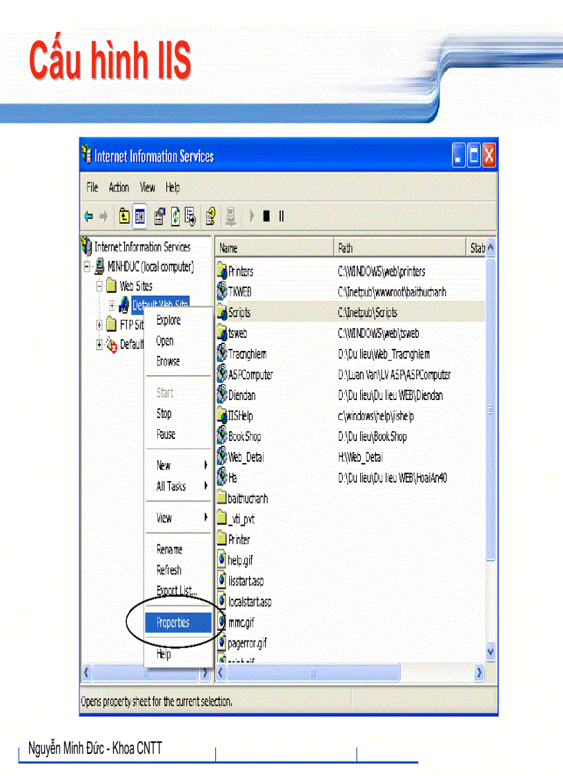 image for page Internet Information Service IIS