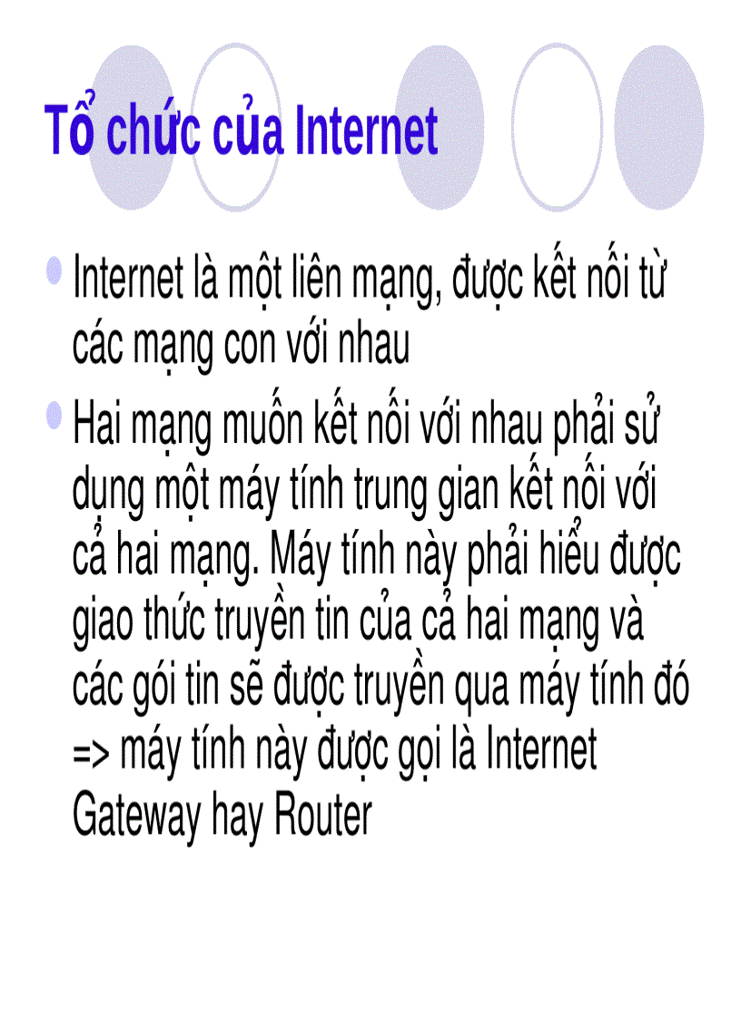 Tổng quan về mạng Internet