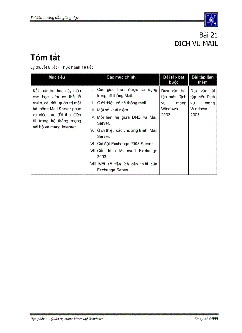 image for page Các giao thức được sử dụng trong hệ thống Mail