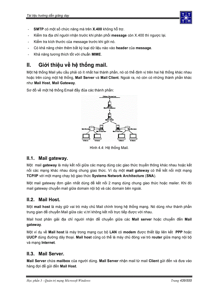 image for page Các giao thức được sử dụng trong hệ thống Mail