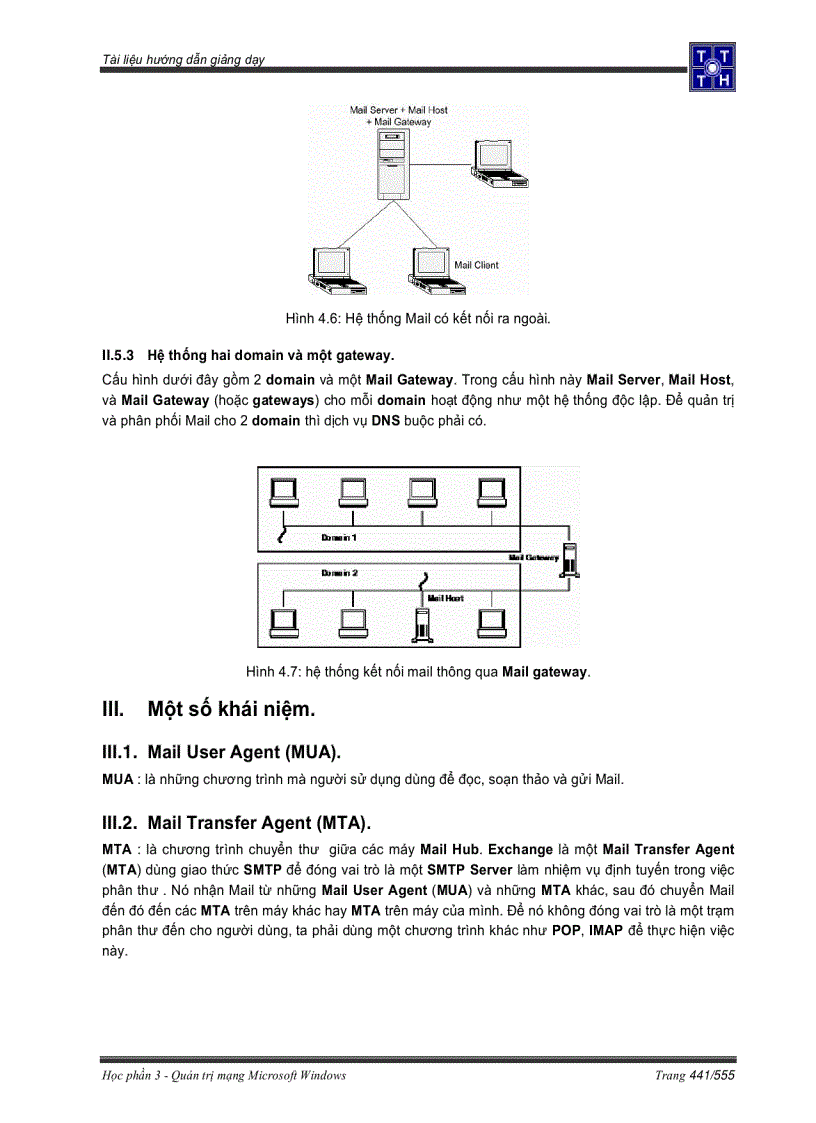 image for page Các giao thức được sử dụng trong hệ thống Mail