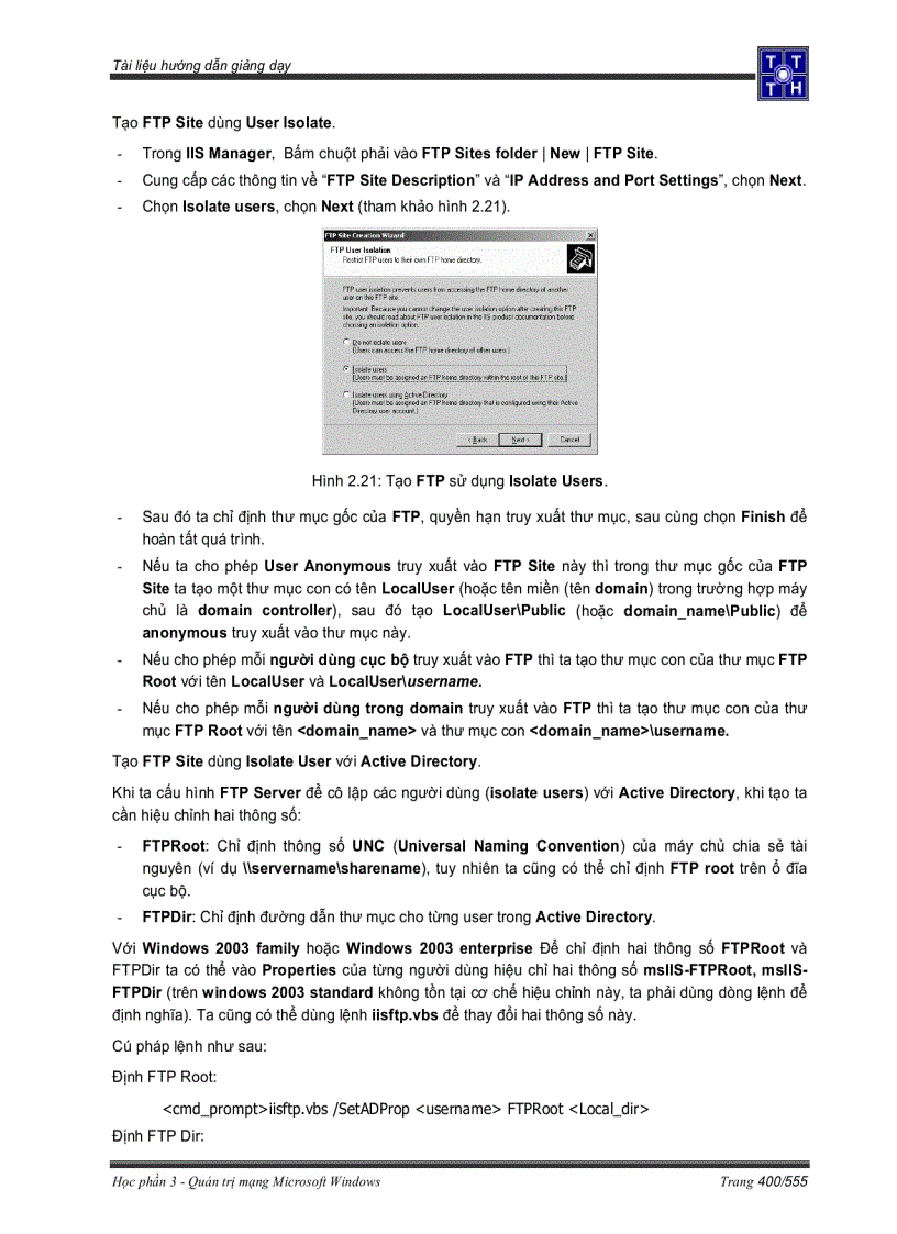 image for page Theo dõi và cấu hình nhật ký cho FTP