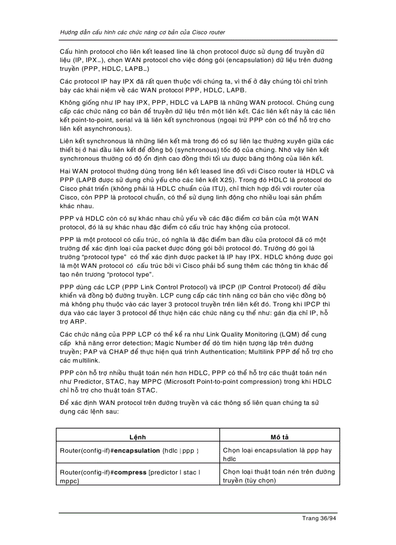 image for page Cấu hình router cho đường leased line