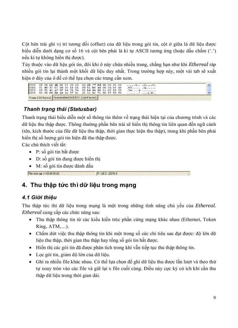 image for page Hướng dẫn sử dụng phần mềm ethereal