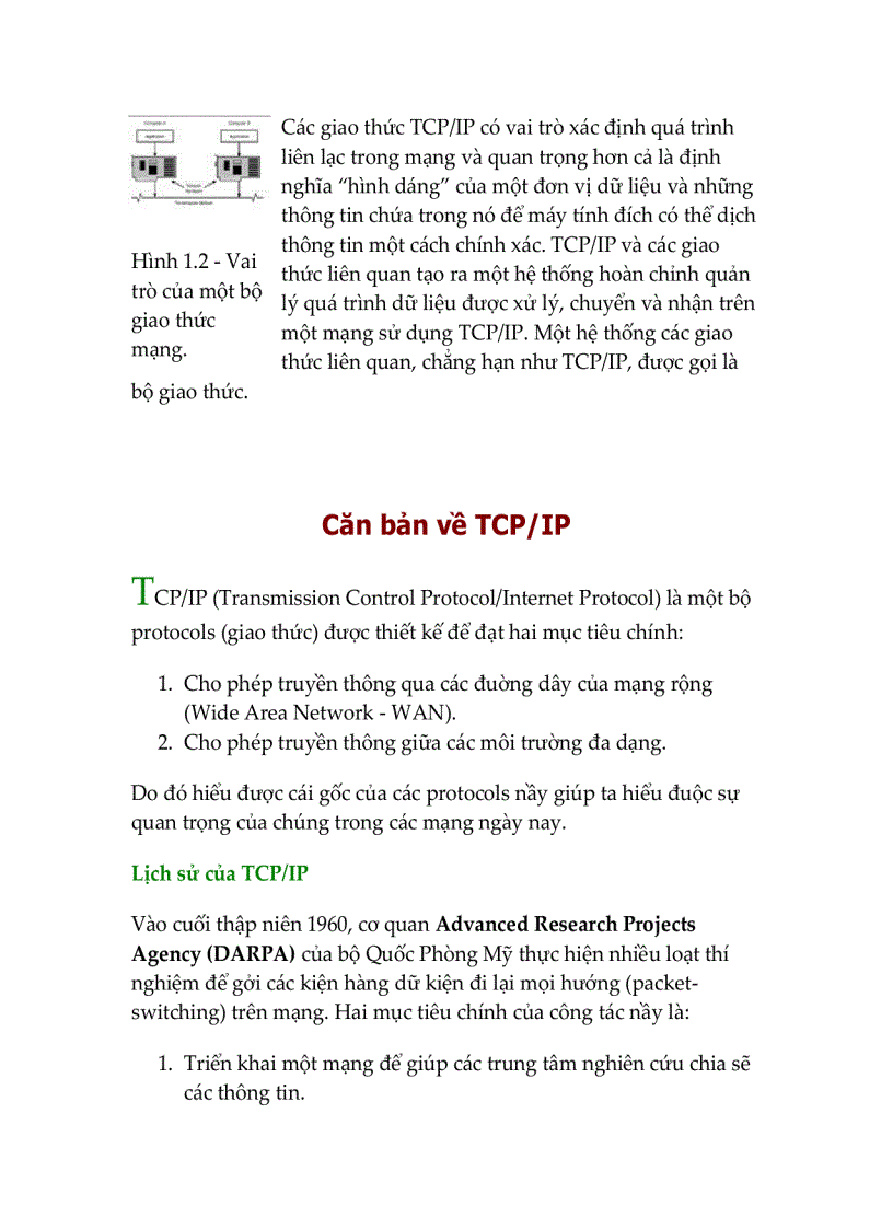 image for page Khái Niệm Về TCP IP