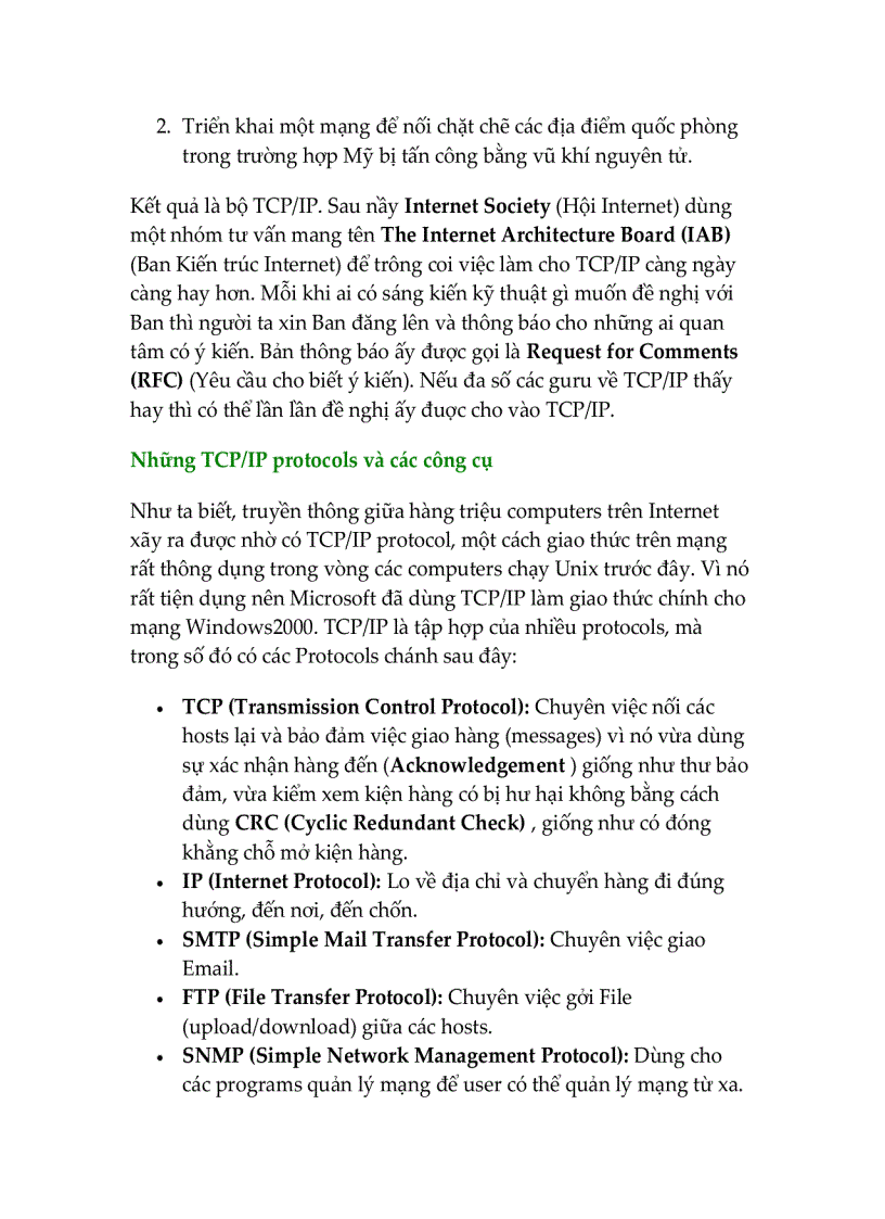 image for page Khái Niệm Về TCP IP