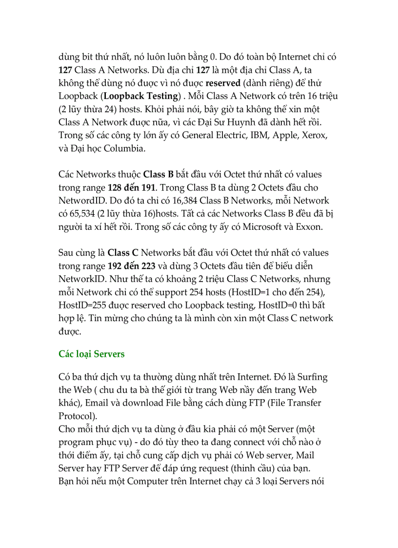 image for page Khái Niệm Về TCP IP