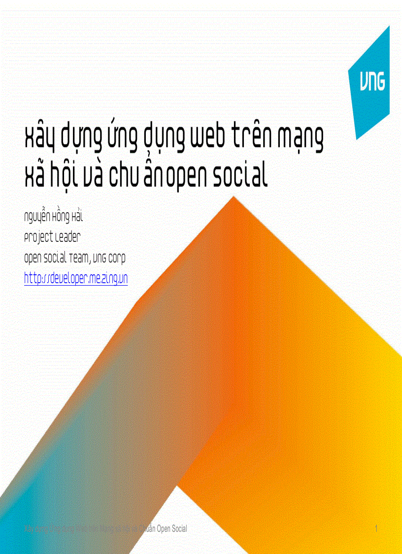 image for page Xây dựng Ứng dụng Web trên Mạng xã hội và Chuẩn Open Social