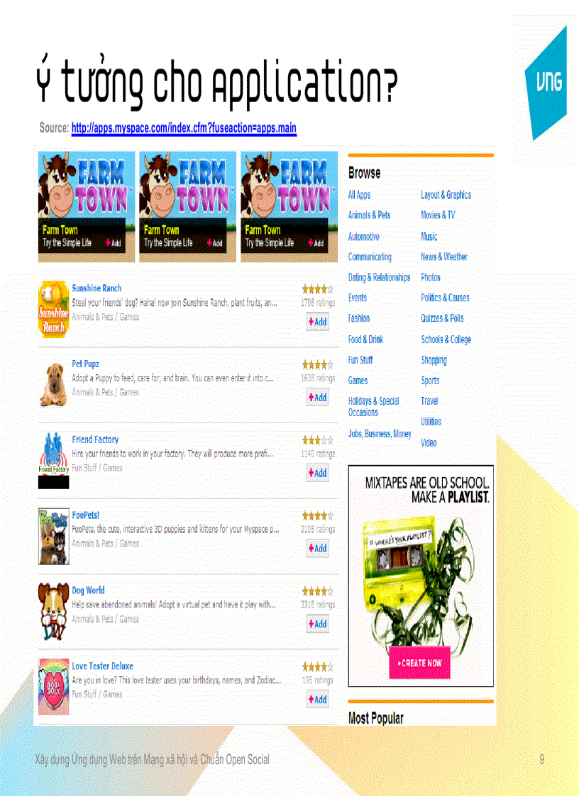 image for page Xây dựng Ứng dụng Web trên Mạng xã hội và Chuẩn Open Social