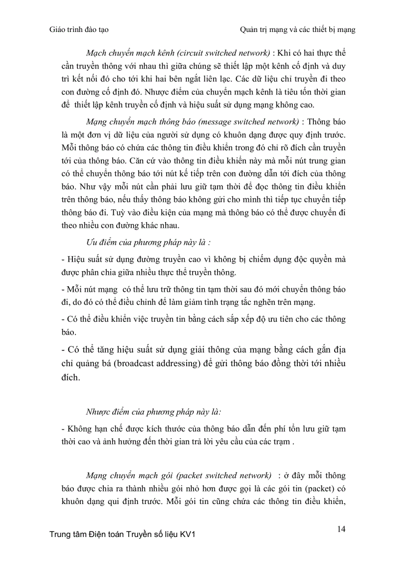 image for page Quản trị mạng và các thiết bị mạng