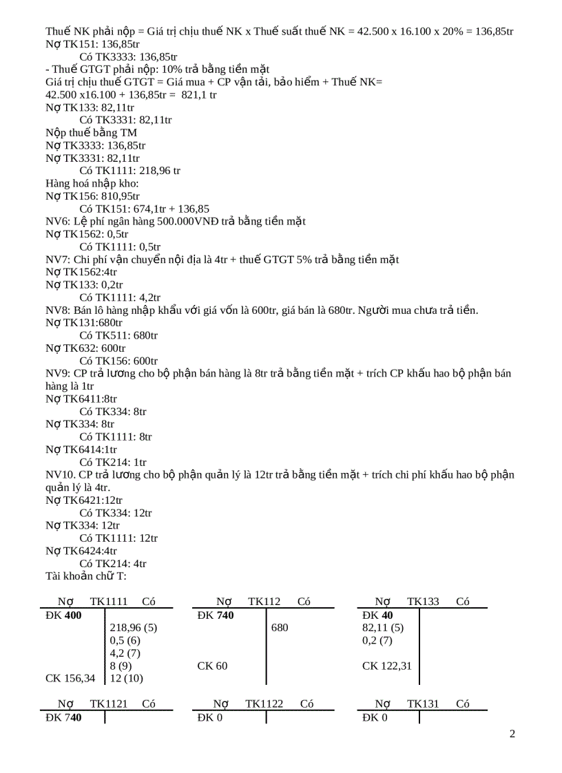 image for page Bài tập nguyên lí kế toán