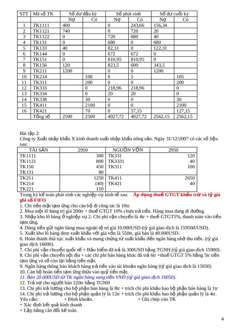 image for page Bài tập nguyên lí kế toán