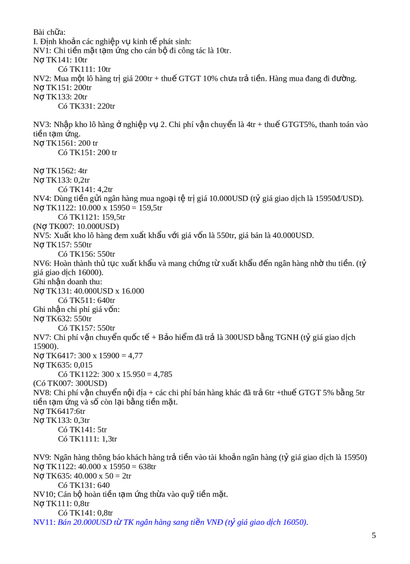 image for page Bài tập nguyên lí kế toán