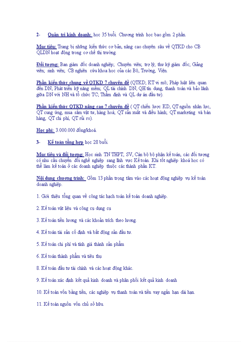 image for page Liên thông Cao đẳng Đại học chính quy chuyên ngành KẾ TOÁN