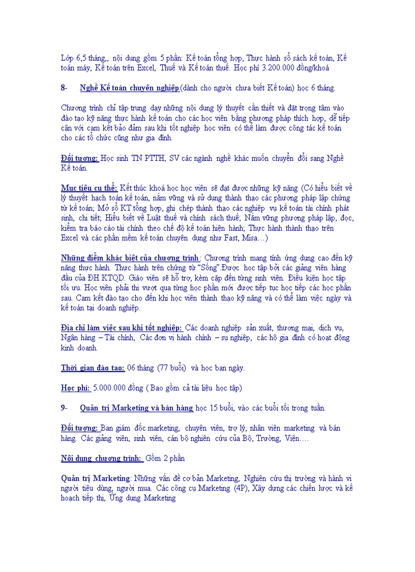 image for page Liên thông Cao đẳng Đại học chính quy chuyên ngành KẾ TOÁN