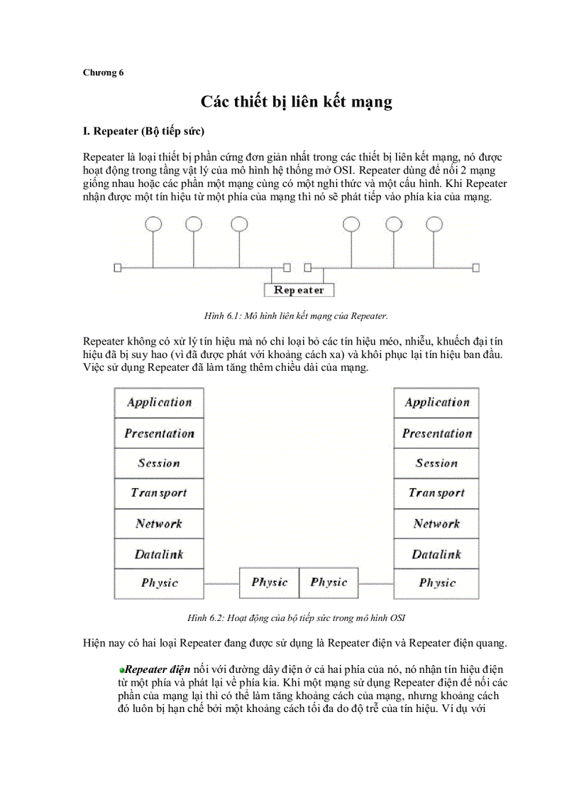 image for page Các thiết bị liên kết mạng