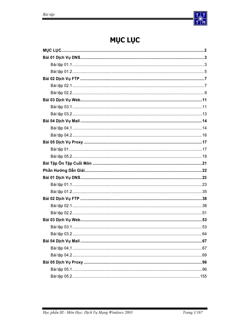 image for page Dịch vụ mạng windows 2003