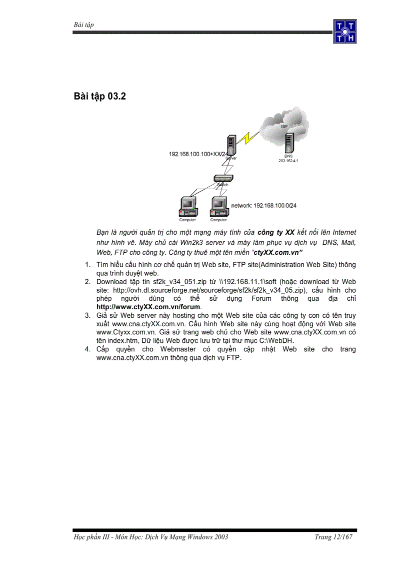 image for page Dịch vụ mạng windows 2003