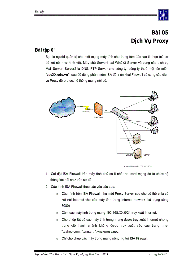 image for page Dịch vụ mạng windows 2003