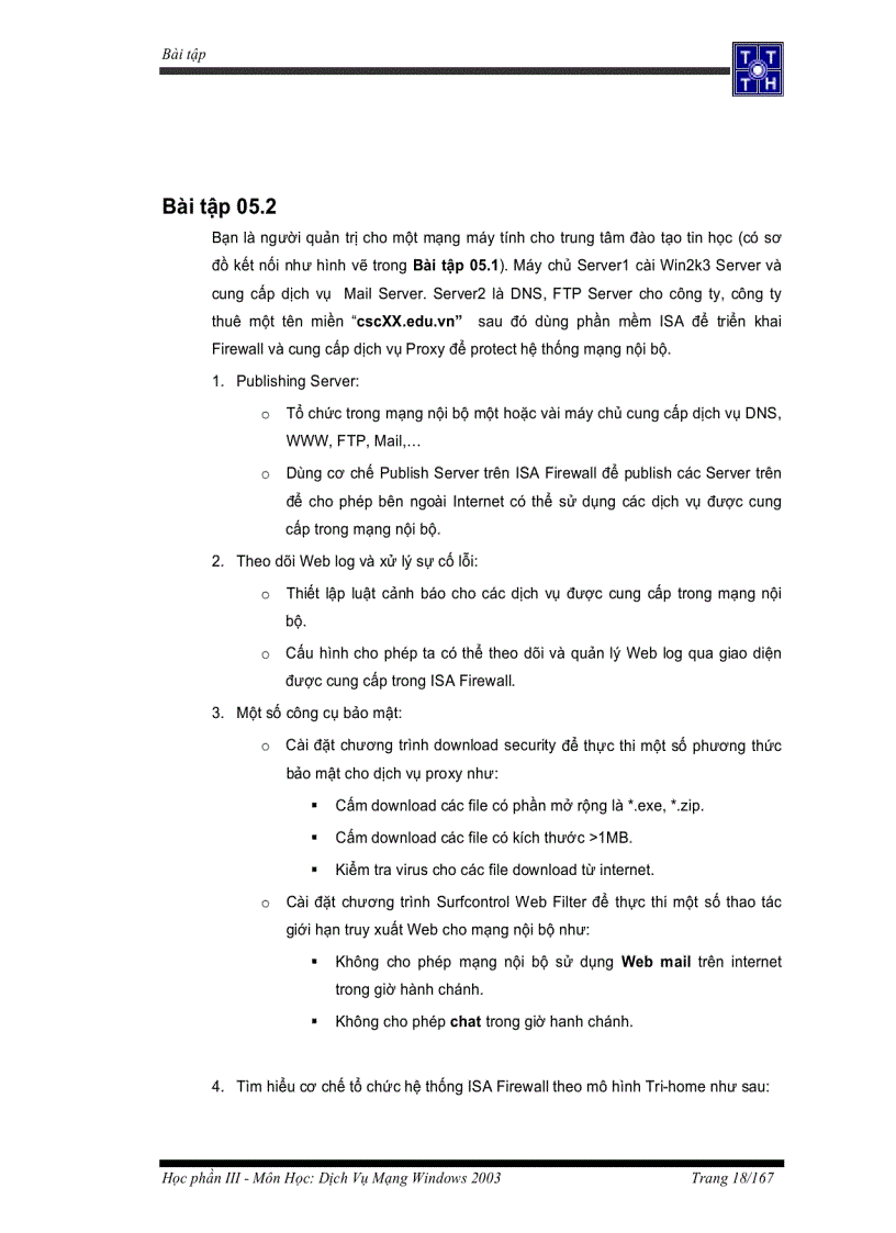 image for page Dịch vụ mạng windows 2003