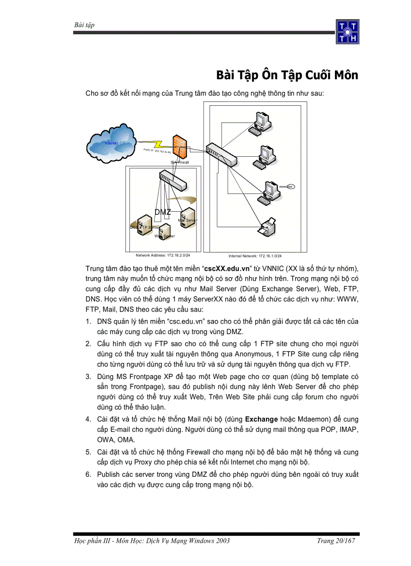 image for page Dịch vụ mạng windows 2003