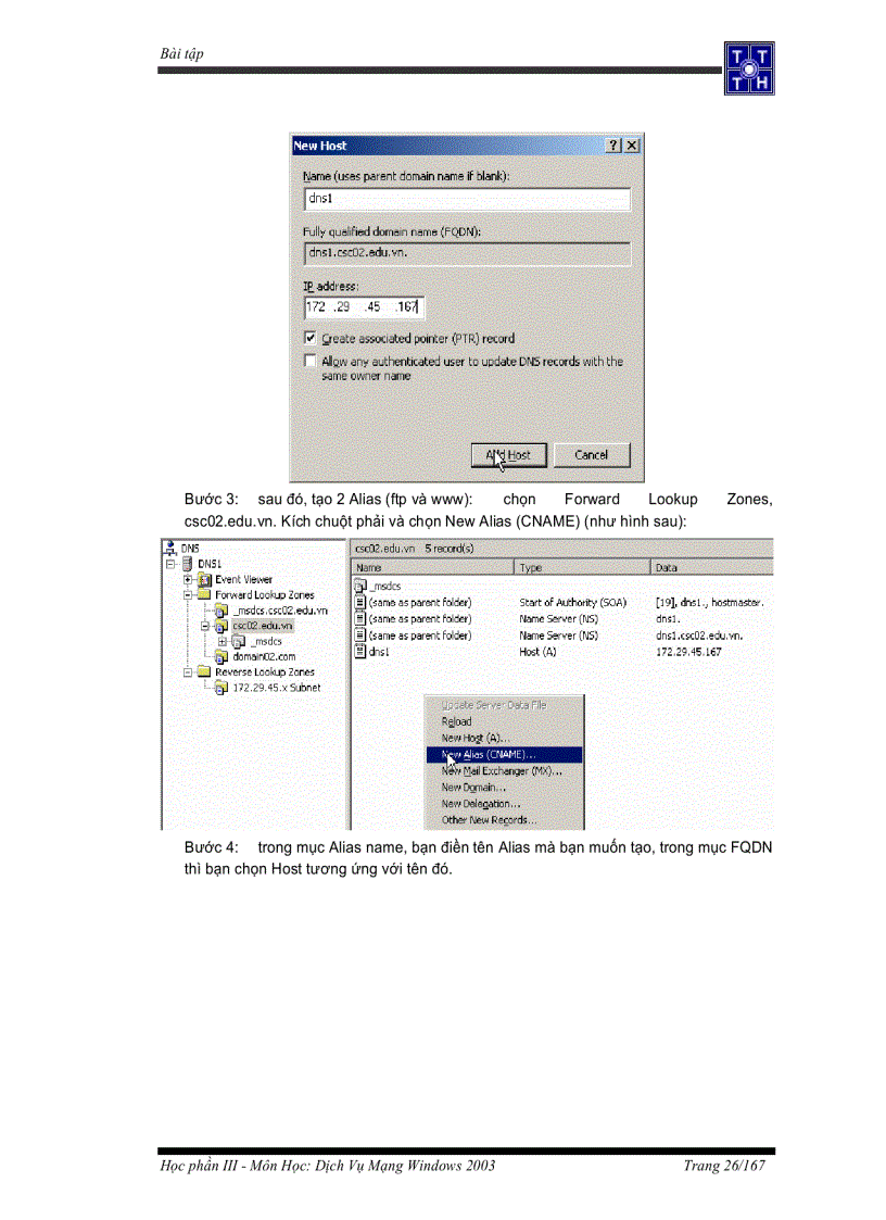 image for page Dịch vụ mạng windows 2003