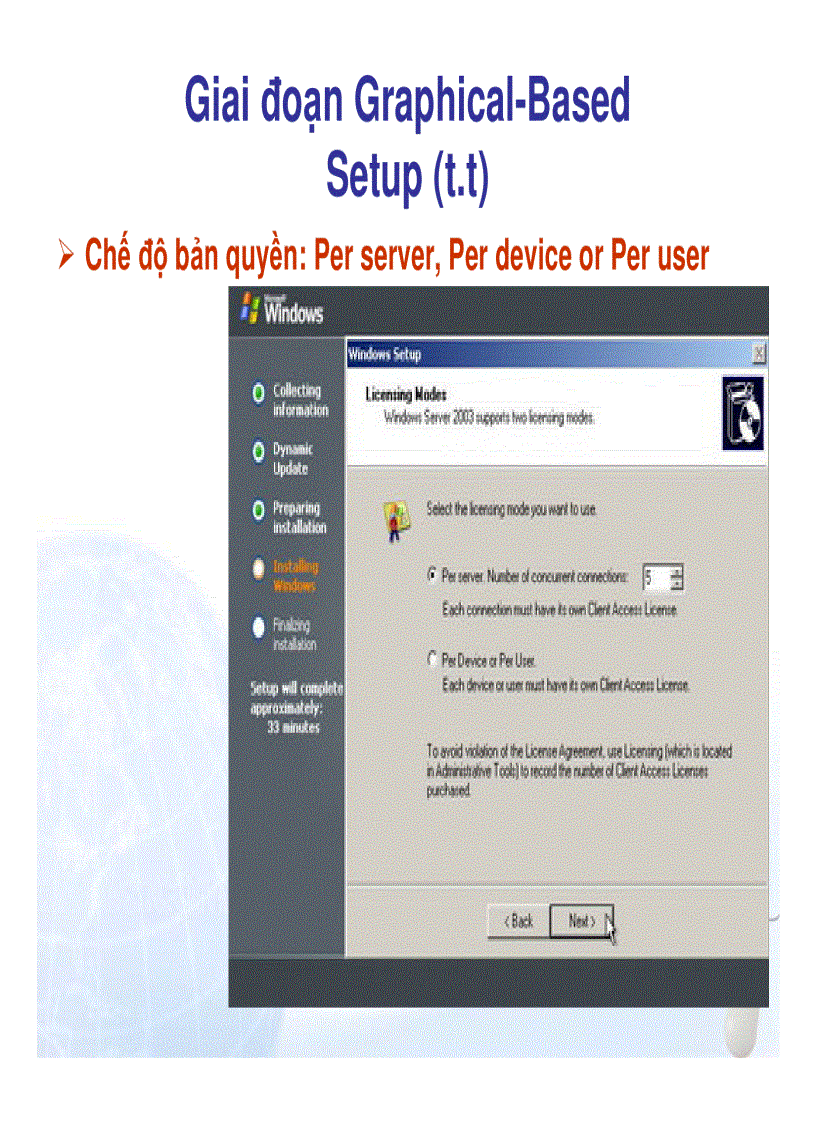 image for page Giới thiệu và cài đặt WINDOWS SERVER 2003