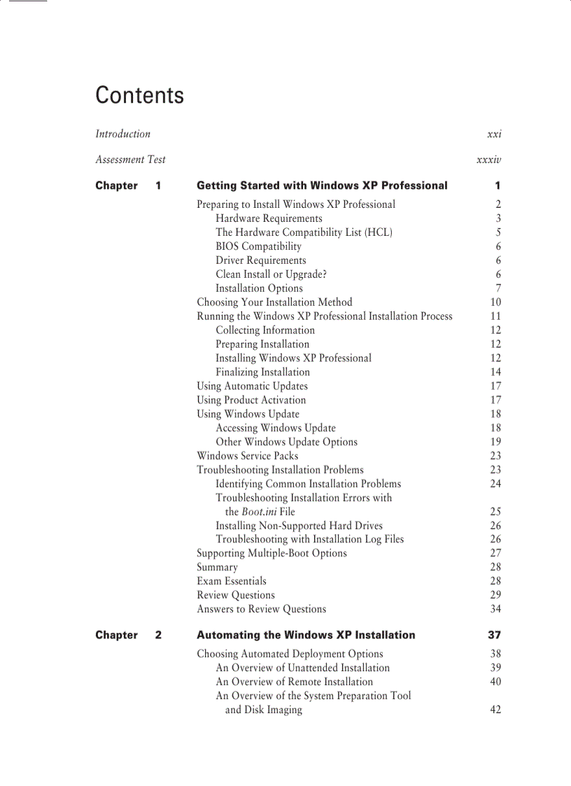image for page MCSA MCSE Windows XP Professional Study Guide