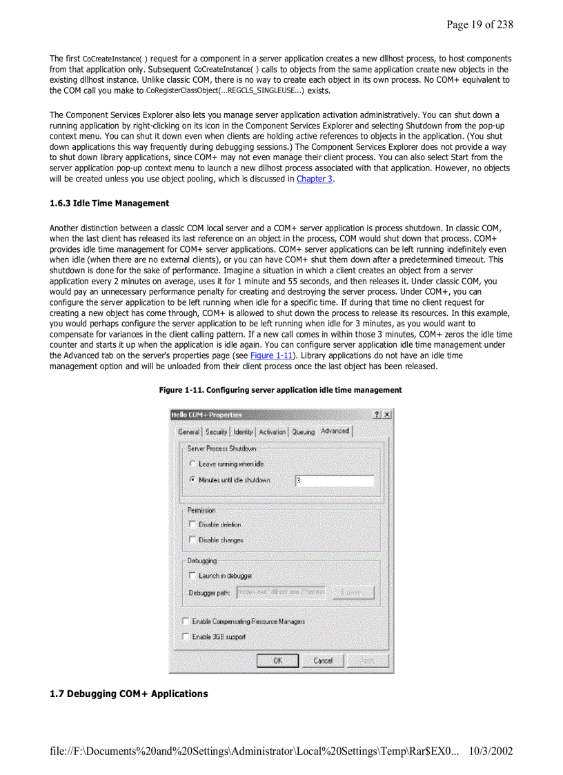 image for page COM and NET Component Services