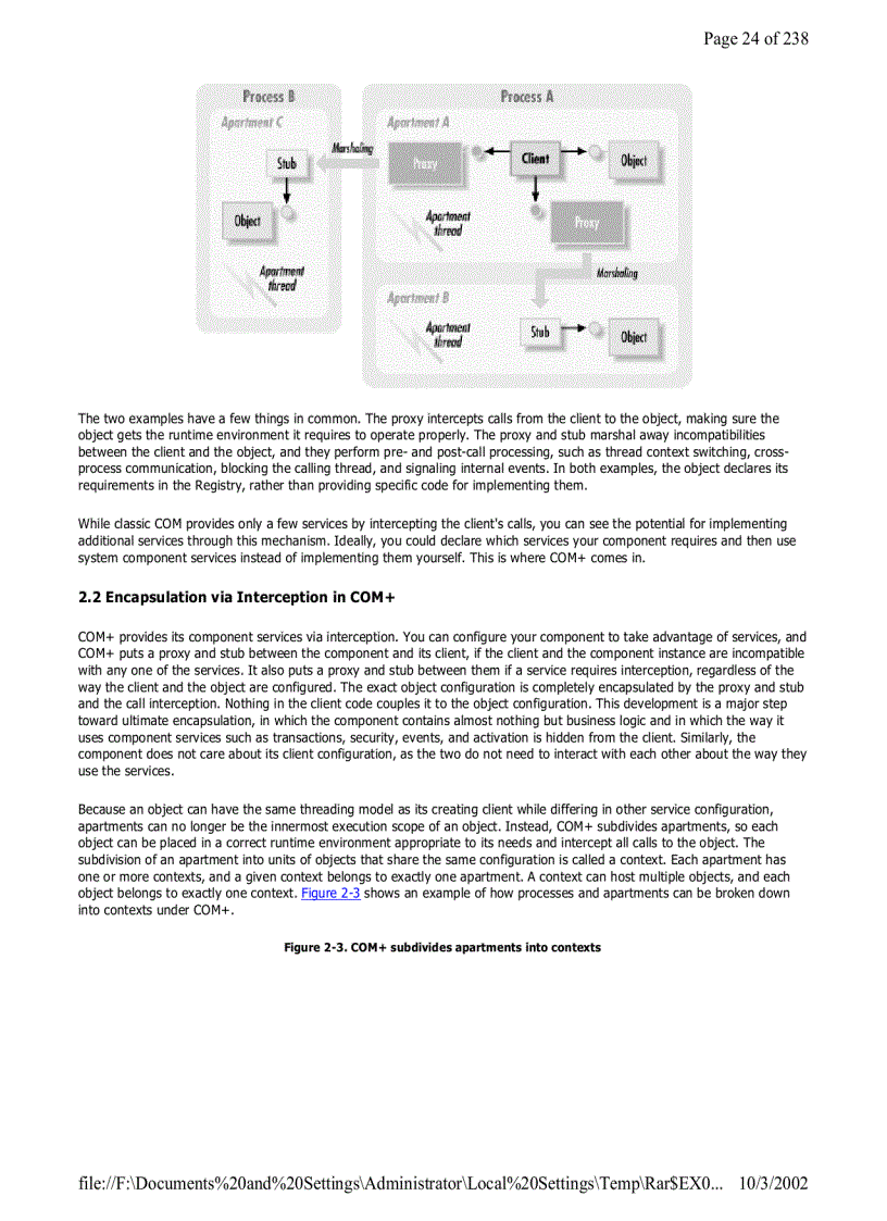 image for page COM and NET Component Services