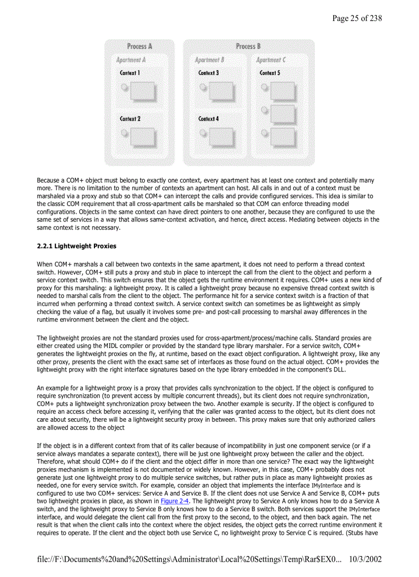 image for page COM and NET Component Services