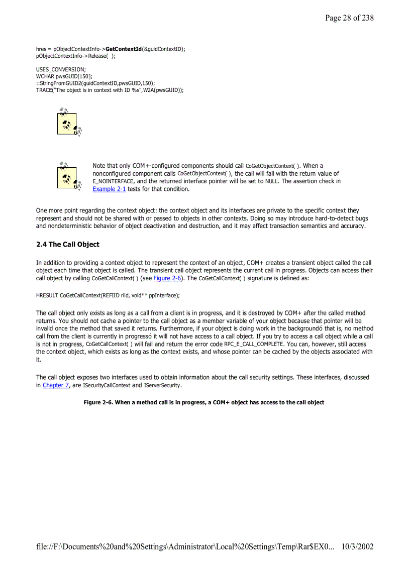 image for page COM and NET Component Services