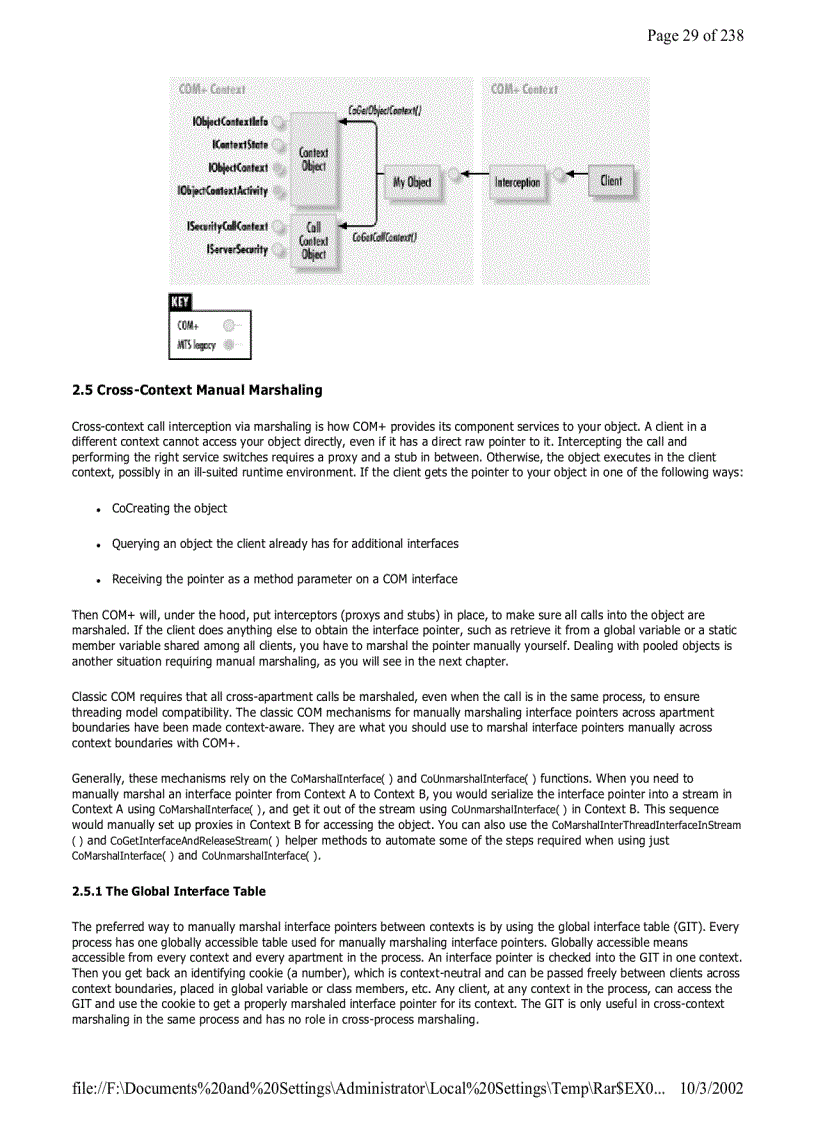 image for page COM and NET Component Services