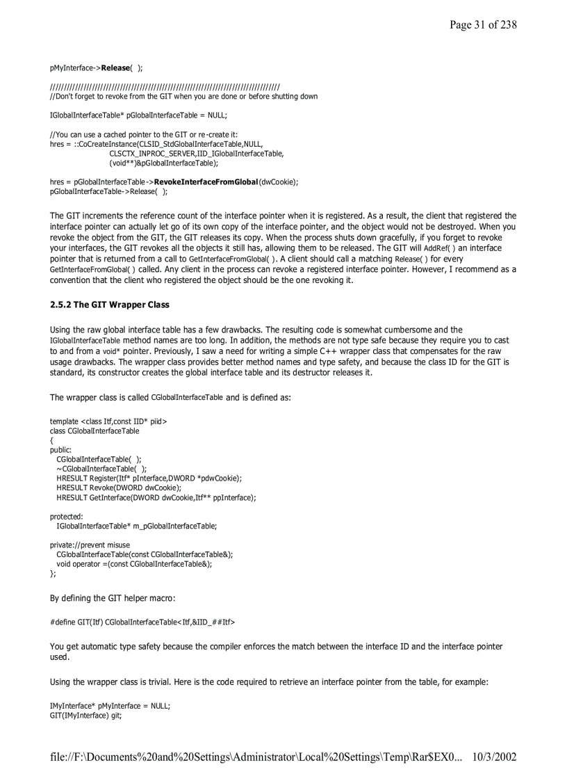 image for page COM and NET Component Services