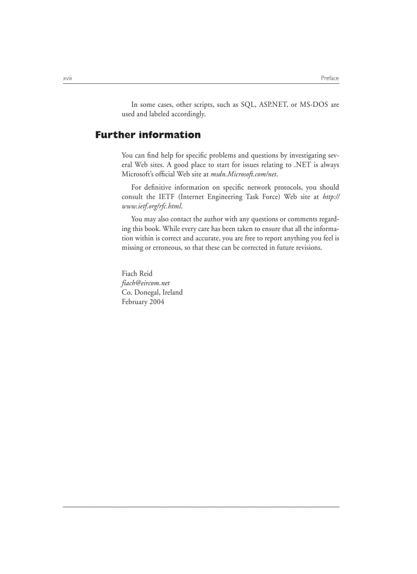 image for page Network programming in NET with CSharp and VBNET D igital Press