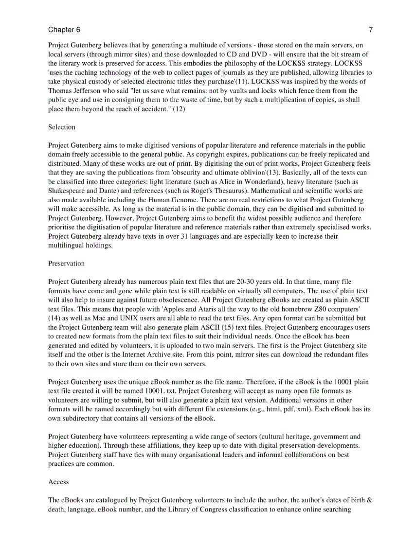 image for page ERPANET Case Study Project Gutenberg by