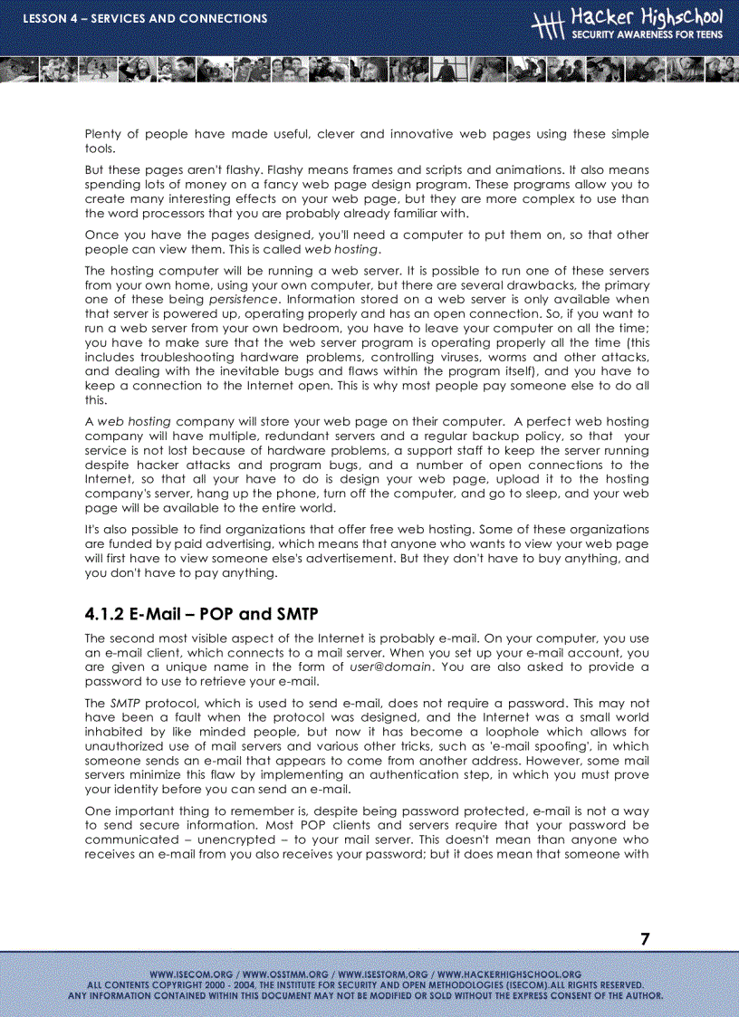 image for page Lesson 4 Services and connections