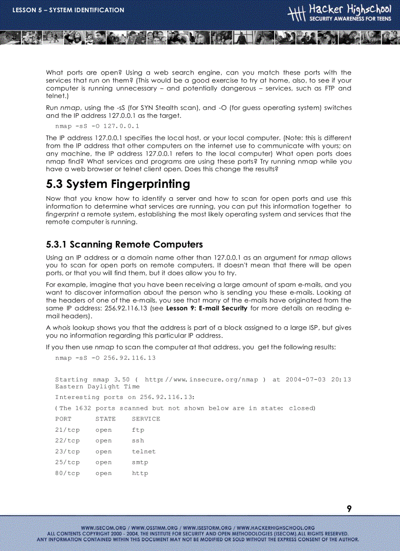 image for page Lesson 5 System identification
