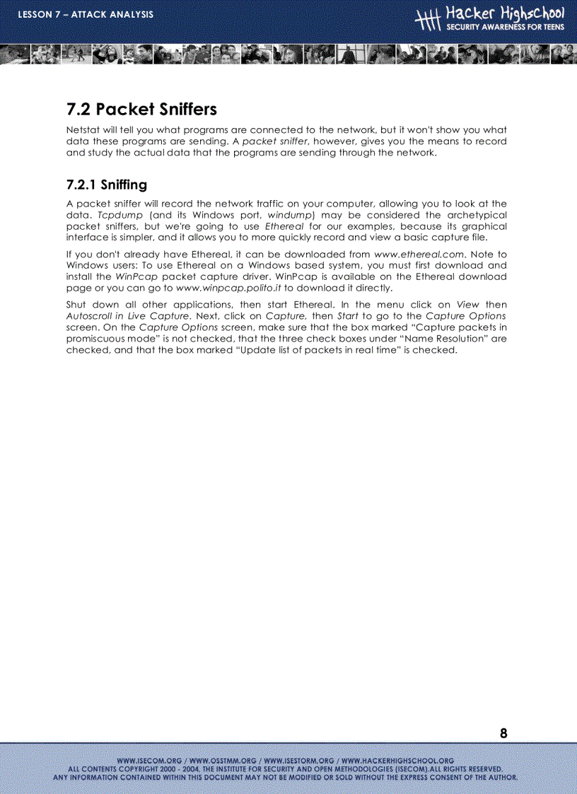 image for page LESSON 7 Attack analysis