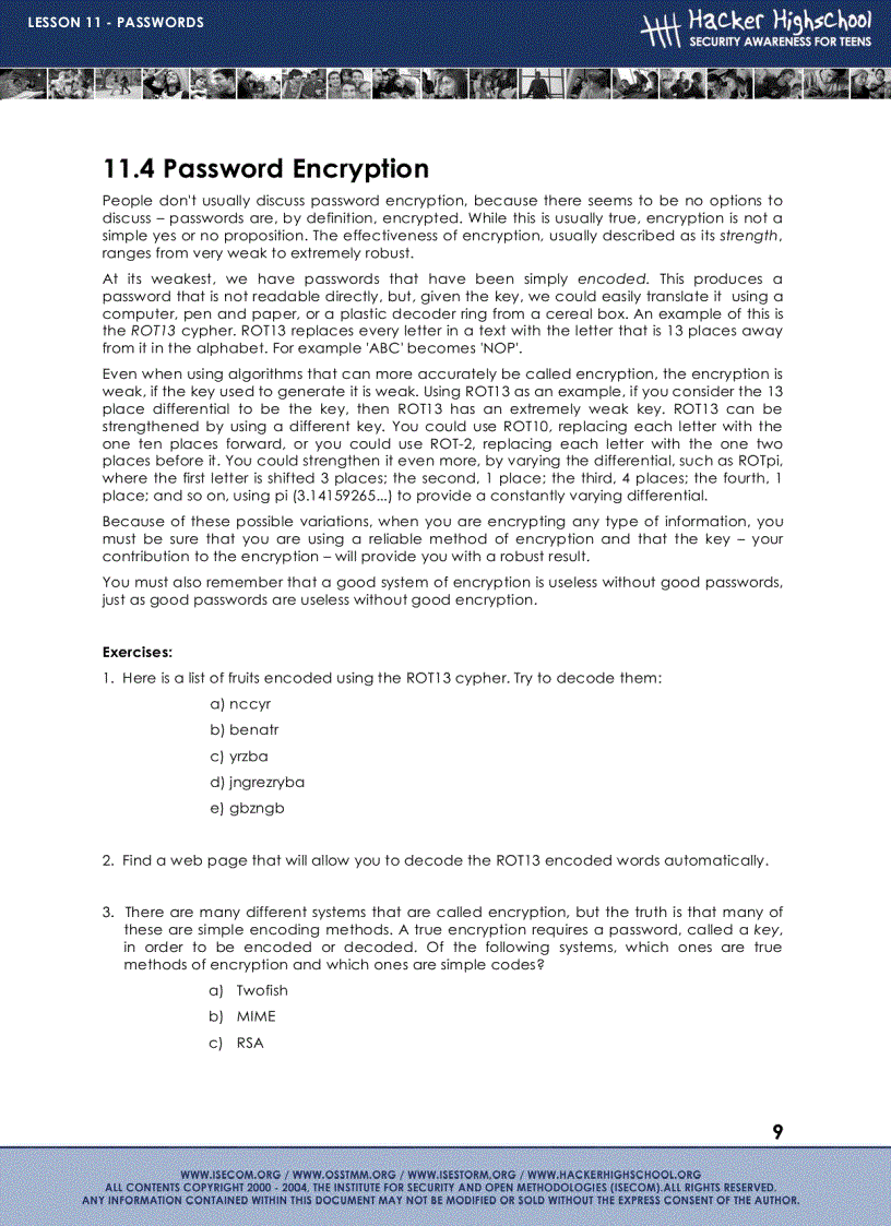 image for page Lesson 11 passwords