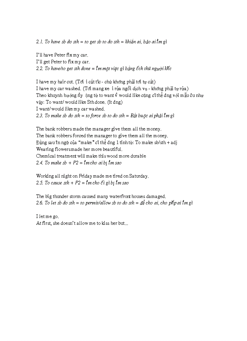 image for page Một số cấu trúc thường gặp