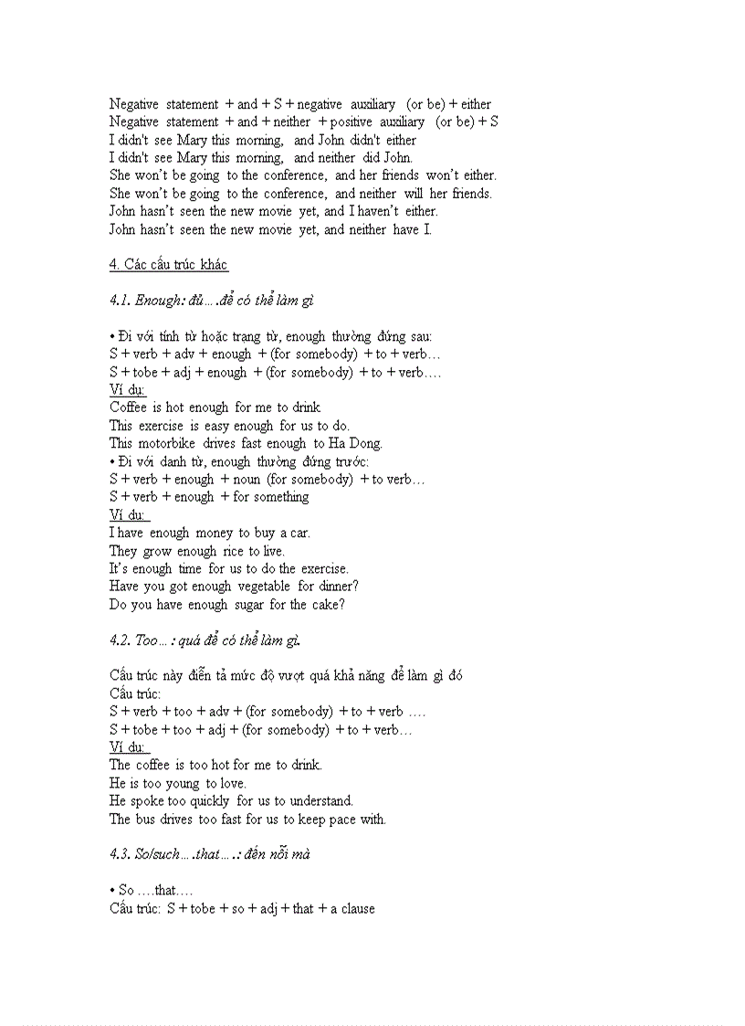 image for page Một số cấu trúc thường gặp tiếp theo