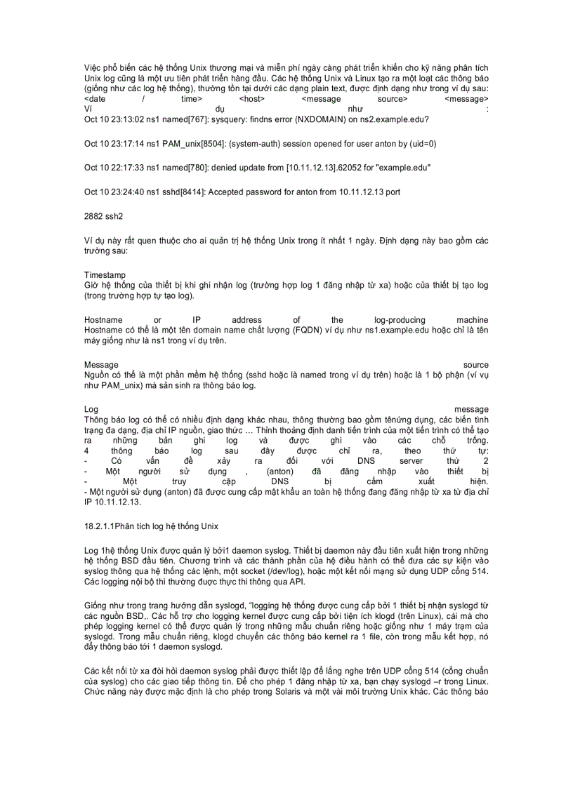 image for page Phân Tích Log