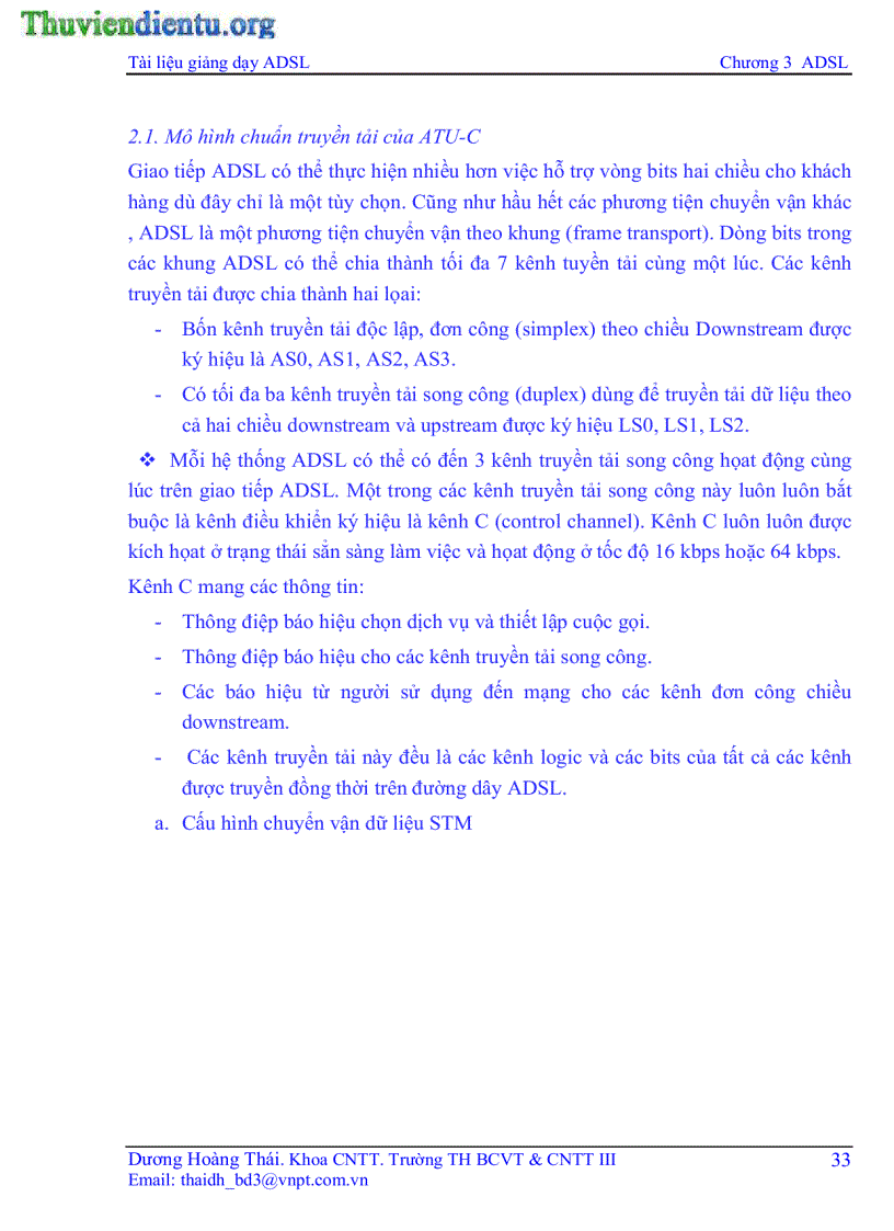 image for page Tổng quan về adsl